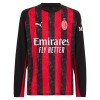 Camisola AC Milan Manga Comprida Homen Equipamento 1ª 2025-26